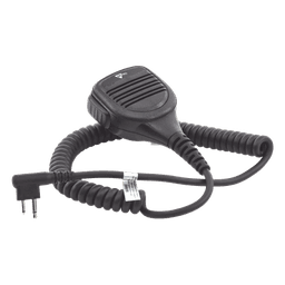 Micrófono-Bocina para Intemperie / IP54 / PTT Operable con Guantes / Cable Kevlar 40 kg / Clip Giratorio 360°