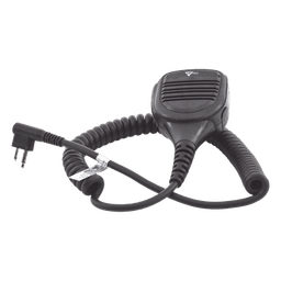 Micrófono-Bocina para Intemperie / IP54 / PTT Operable con Guantes / Cable Kevlar 40 kg / Clip Giratorio 360°