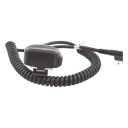 Micrófono-Bocina para Intemperie / IP54 / PTT Operable con Guantes / Cable Kevlar 40 kg / Clip Giratorio 360°