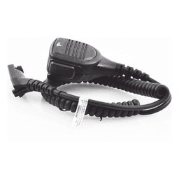 Micrófono-Bocina para Intemperie / IP54 / Cable Kevlar 40 kg / PTT Operable con Guantes / Clip 360° / Conector M09