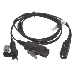 Micrófono-Audífono de 2 Cables / Tubo Acústico Grado Médico / PTT Separado / Conector Multipin MOTOROLA