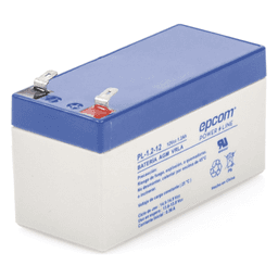 Batería 12 Vcc / 1.2 Ah / UL / Tecnología AGM-VRLA / Para uso en equipo electrónico Alarmas de intrusión / Incendio/ Control de acceso / Video Vigilancia / Terminales F1 / Cargador recomendado CHR-80.