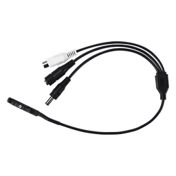 Micrófono de Vigilancia IP / Cancelación de Ruido / Alta Fidelidad 60-55000 Hz / Cobertura 10-50 m² / Transmisión 100 m (328 ft) / Entrada RCA / 12 Vcc