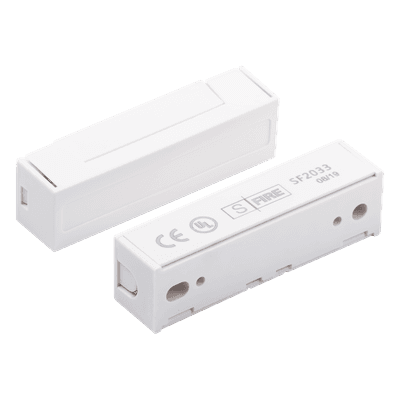 Contacto Magnético para Puertas y Ventanas / GAP 30 mm (1.18 in) / Switch NC / 12 VCC / Tapa Oculta
