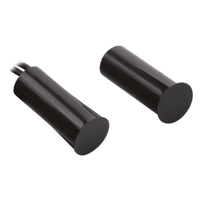 Contacto Magnético de Empotrar / GAP 19 mm (0.75 in) / 12 VCC / NC / Calibre 22 AWG / Color Café