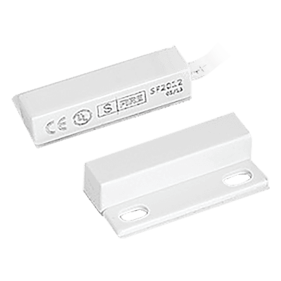 Contacto Magnético Ultra Compacto / GAP 29 mm (1.14 in) / Reed Switch NC / 12 VCC / Puertas y Ventanas