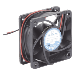 Ventilador Axial Anticondensante / 60 x 60 x 25 mm / 12 Vcc / 4390 RPM / 25.0 CFM / Unión Sellada