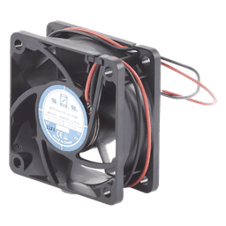 Ventilador Axial Anticondensante / 60 x 60 x 25 mm / 12 Vcc / 4390 RPM / 25.0 CFM / Unión Sellada