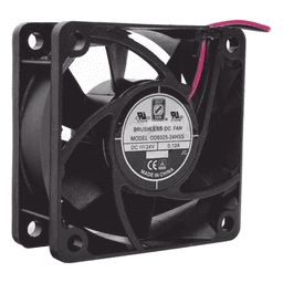Ventilador Axial Anticondensante / 60 x 60 x 25 mm / 24 Vdc / 25.0 CFM / 4500 RPM / 2.9 W / Cojinete Sellado