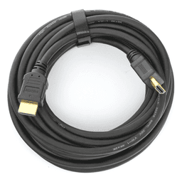 Cable HDMI de 5 Metros (16.40 pies) (High Speed) / Resolución 4K / Soporta Canal de Retorno de Audio (ARC)/ Soporta 3D / Blindado para Reducir Interferencia / Chapado en Oro / Alta Resistencia y Durabilidad.