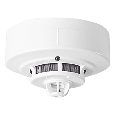 Detector de Humo y Temperatura / 4 Hilos / 12 VCC / 57 °C / Fotoeléctrico
