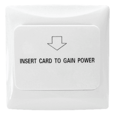 Interruptor de Energía para Hotel / Activación con Tarjeta MIFARE / 110VCA 30A / Compatible M1K y M4K