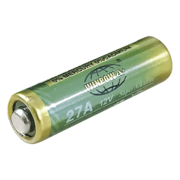 Bateria Alcalina / No Recargable / Tamaño 27 A / 12 V / Uso en Controles Remotos, Juguetes, Linternas, Timbres y Otros, Venta por Pieza.