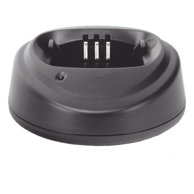 Cargador Rápido de Escritorio / Radios de 2 Vías / Protección Inteligente / Fuente 120 VCA Incluida / Operación -20°C a 45°C (-4°F a 113°F)