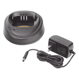 Cargador Rápido de Escritorio / Radios de 2 Vías / Protección Inteligente / Fuente 120 VCA Incluida / Operación -20°C a 45°C (-4°F a 113°F)
