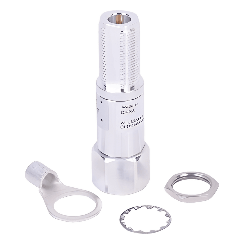 Protector RF Coaxial de 2000 - 6000 MHz Con Filtro Pasa Alta Con Conector N-Macho Hacia el Equipo