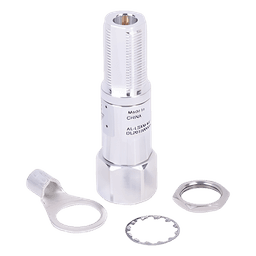 Protector RF Coaxial / Frecuencia 2000-6000 MHz / Filtro Pasa Alta con Bloqueo DC / Conector N-Macho / Pérdida de Inserción 0.1 dB