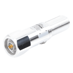 Protector RF Coaxial / Frecuencia 2000-6000 MHz / Filtro Pasa Alta con Bloqueo DC / Conector N-Macho / Pérdida de Inserción 0.1 dB