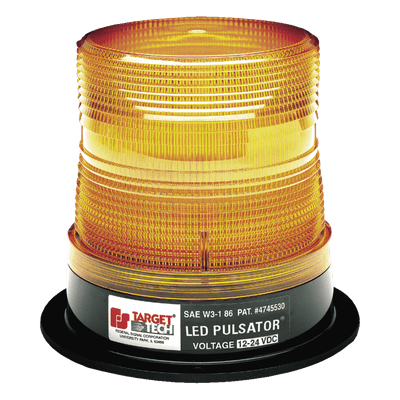 Burbuja PULSATOR LED Clase 2, Color ámbar, Montaje Permanente