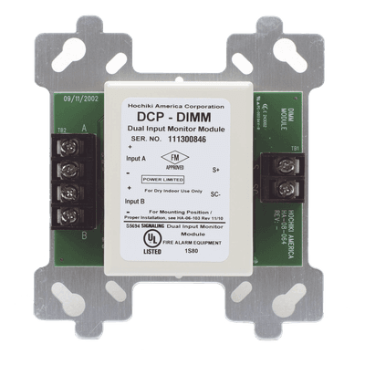 Módulo Direccional de Monitoreo / 2 Entradas Independientes / Montaje en Caja de 4" / Comunicación DCP / 127 Dispositivos por Bucle