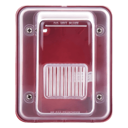 Cubierta para sirena estrobo exterior / Policarbonato Lexan® / 4.75' x 5.75' x 4.18' / UL 464 & UL 1971