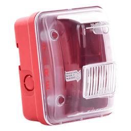 Cubierta para sirena estrobo exterior / Policarbonato Lexan® / 4.75' x 5.75' x 4.18' / UL 464 & UL 1971