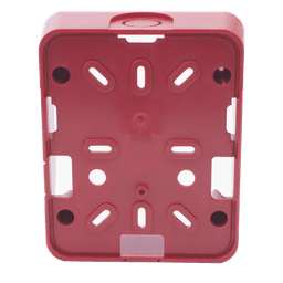 Caja Trasera Resistente a la Intemperie, Roja (para usar con la serie de estrobos HE) (0500-06360) De Hochiki 