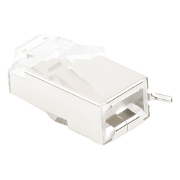 Conector RJ45 para Cable FTP/STP Categoría 5E - Blindado con Pin a Tierra
