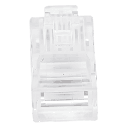 Conector RJ45 / Cat6 / UTP / Sin Blindaje / Interior / Paquete 100 Piezas