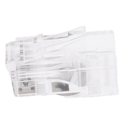 Conector RJ45 / Cat6 / UTP / Sin Blindaje / Interior / Paquete 100 Piezas