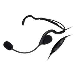 Diadema de Comunicación / Boom Flexible / Cable PU Reforzado con Kevlar / PTT en Línea / Conector H02