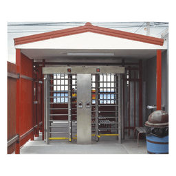 Torniquete de Cuerpo Completo / Doble Acceso / Acero Inoxidable 304 / 30 Personas/min / Interior/Exterior / 4 Ejes de Seguridad / 2.31 x 1.46 x 2.2 m (7.58 x 4.79 x 7.22 ft) / 800 kg (1763.7 lb)