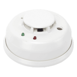 Detector dual de humo y calor inalámbrico / Serie 5800 / Térmico fijo 57°C / Batería litio CR123A / UL 268