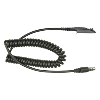 Cable para auricular HDS-EMB con atenuación de ruido para radios Motorola HT-750/ 1250/ 1550, PRO-5150/ 5550/ 7150/ 9150, MTX-850LS, PTX-700/ 760/ 780, Baofeng.