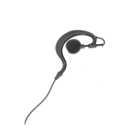 Audífono Monoaural / Conector 3.5 mm / Gancho Hipoalergénico Grado Médico / Cable Reforzado con Kevlar / Compatible con Radios y Micrófono-Bocina