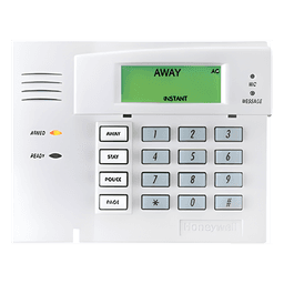 Teclado inalámbrico bidireccional de palabra fija con 4 teclas de función, para paneles Honeywell LYNX y VISTA