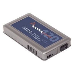 Inversor de corriente 120W, Ent: 12 Vcc, Sal: 120 Vca, de Uso 24/7 para Domos PTZ