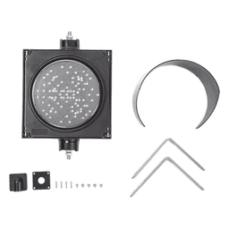 Semáforo LED / Diámetro 20 cm / 81 LEDs / IP65 / 110 VCA / 6 W / Intensidad 500 cd Rojo / 400-600 cd Verde