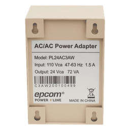 Fuente para Exterior 24 VCA / 3 Amp / 1 Salida