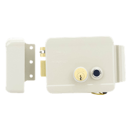 Cerradura Eléctrica / Incluye Llave /Con Botón integrado / Izquierda / Exterior