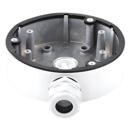 Caja de Conexiones para Mini Domo IP / Aluminio / IP66 / Carga 4.5 kg / Ø111 x 42 mm