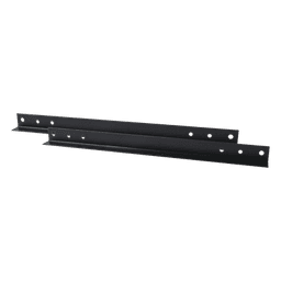 Rack de 2 Postes, Estándar 19", 45 Unidades, Fabricado en Acero, Base "L" para Anclar a Piso.
