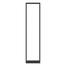 Rack de 2 Postes, Estándar 19", 45 Unidades, Fabricado en Acero, Base "L" para Anclar a Piso.