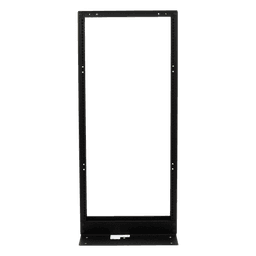 Rack de 2 Postes, Estándar 19", 24 Unidades, Fabricado en Acero, Base "L" para Anclar a Piso.