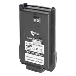 Batería Li-Ion para Radio Portátil / 1800 mAh / Compatible HYT TC-508/518/580 / Celdas Japonesas / Construcción Polycarbonato / Estándar Militar