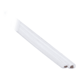 Bobina de 152 mts para Salidas de Audio como Bocinas / Calibre 18 en 2 Hilos / Color Blanco / Tipo CCA