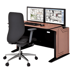 Estación de Monitoreo Ergonómica / 48" (1.2 m) / Diseño Modular / Poste Triple Altura / Gestión de Cables