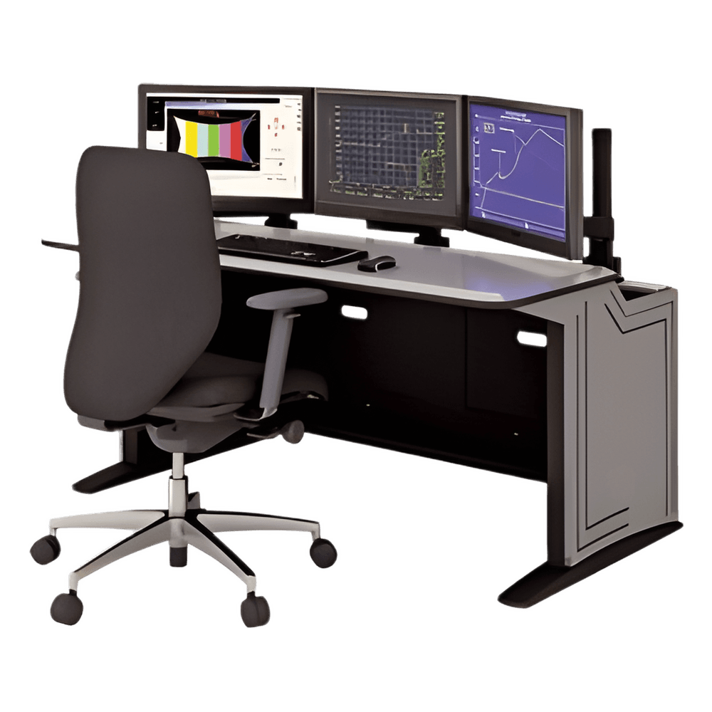 Estación de Monitoreo Ergonómica  de 72" Diseño Modular