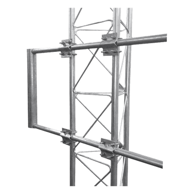 Brazo para Torre / Acero ASTM A-36 / Galvanizado Electrolítico / Tubo Ø 2" Ced 30 / Largo 1.7 m (5.6 ft) / Ajustable 30-100 cm (11.8-39.4 in)