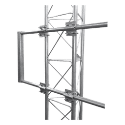 Brazo para Torre / Acero ASTM A-36 / Galvanizado Electrolítico / Tubo Ø 2" Ced 30 / Largo 1.7 m (5.6 ft) / Ajustable 30-100 cm (11.8-39.4 in)